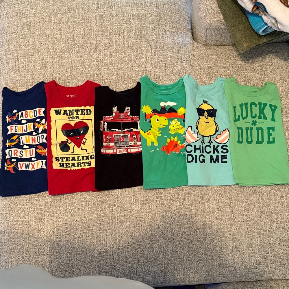 The Children's Place Colorful Graphic Tees - 6 Pack